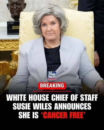 White House Chief of Staff Susie Wiles Announces She Is Cancer-Free After Breast Cancer Treatment