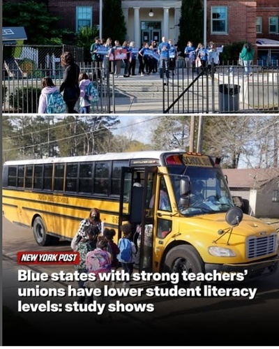 Study Links Strong Teachers’ Unions to Slower Literacy Reform as U.S. Reading Scores Remain Weak