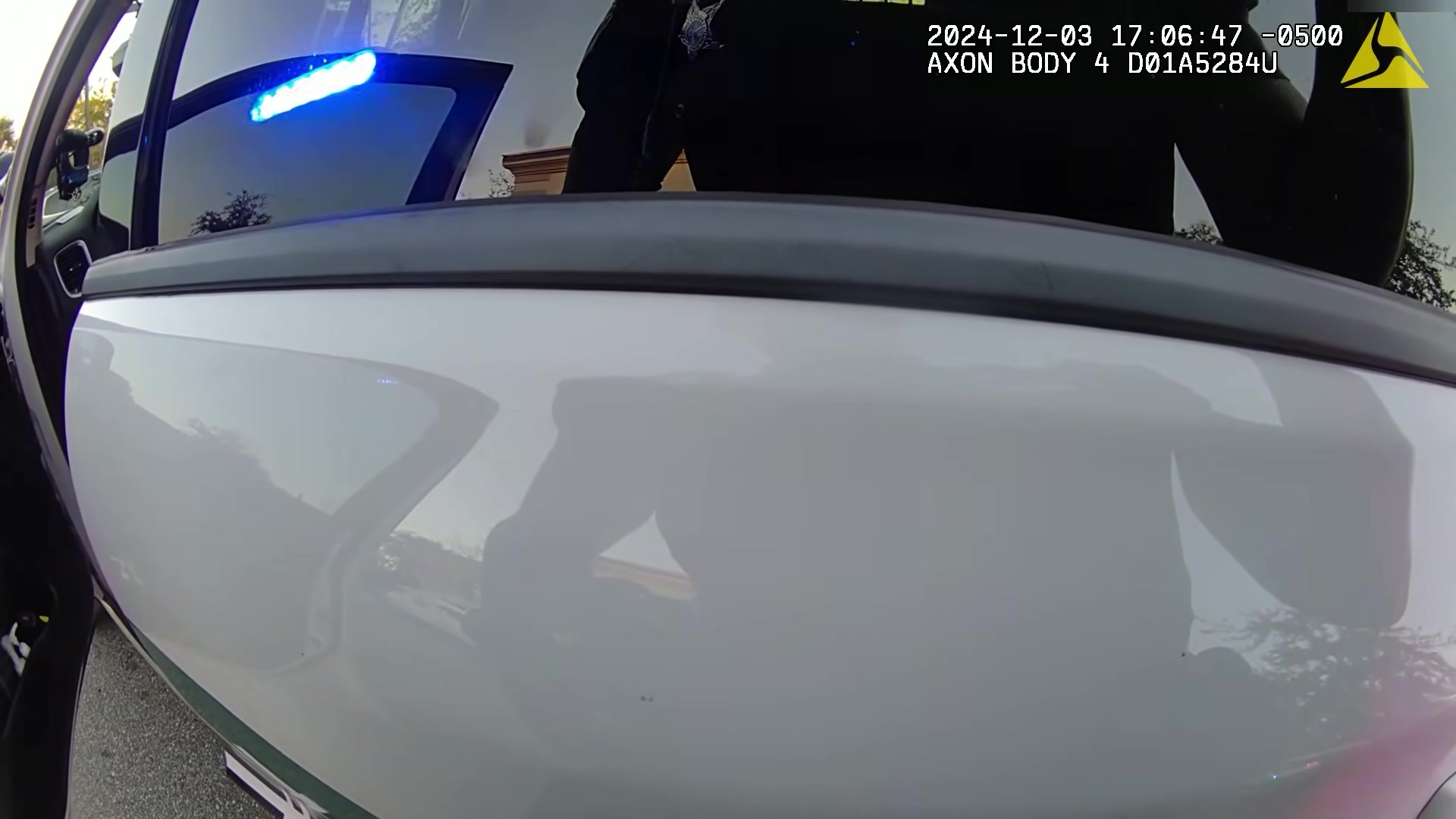 Real frame extracted from supplied Flagler County bodycam video