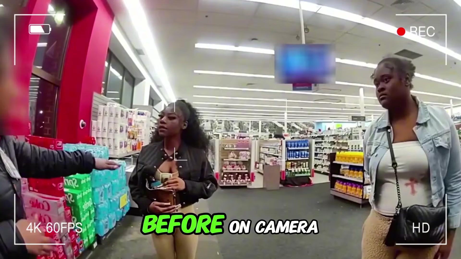Thumbnail showing two women during shoplifting investigation