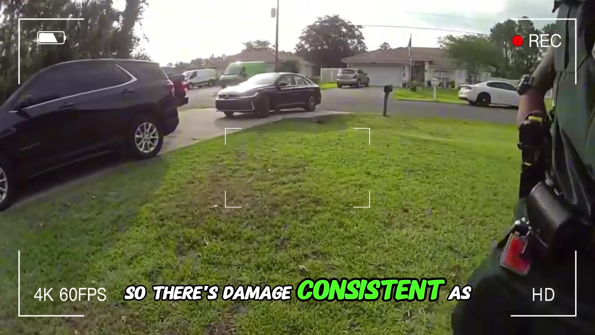 Real frame extracted from supplied Walmart crash police video
