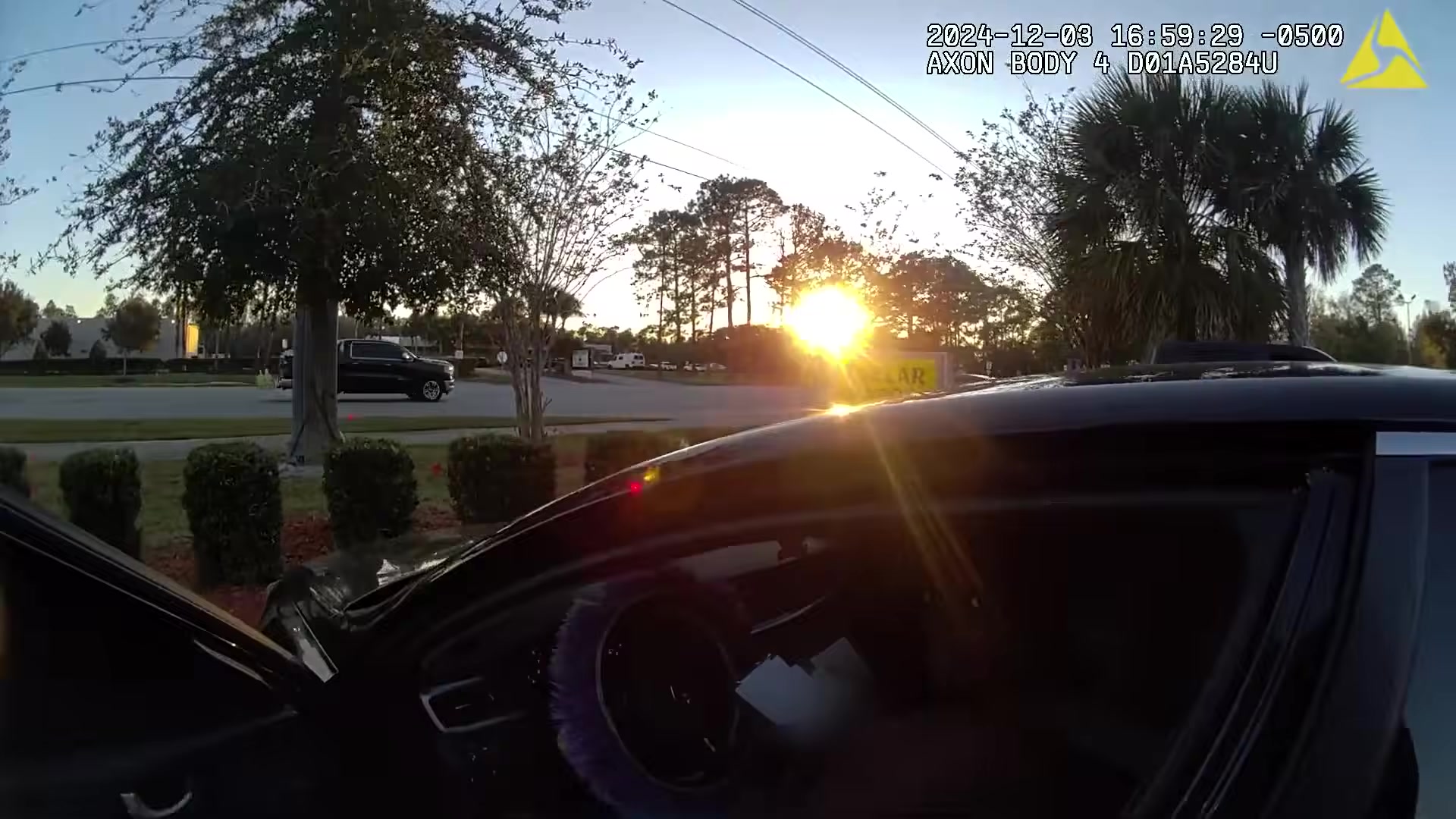 Real frame extracted from supplied Flagler County bodycam video