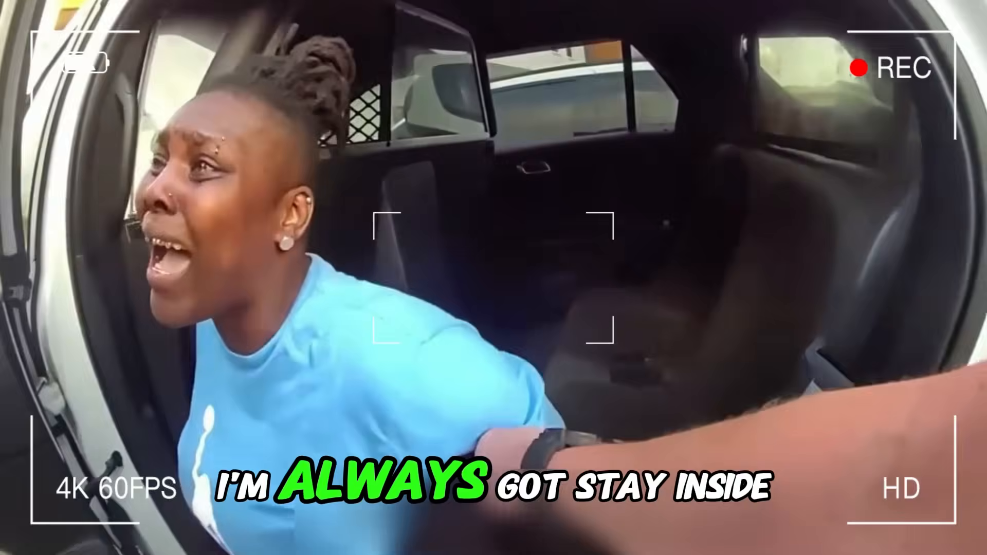 Real frame from supplied Key West police bodycam footage