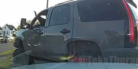 Monster Truck Chase Ends in Arrest After Neighborhood Shooting