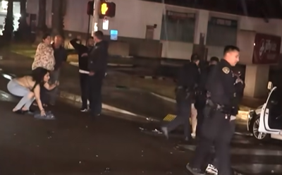 Chaotic Scene Unfolds After Car Collision in San Die