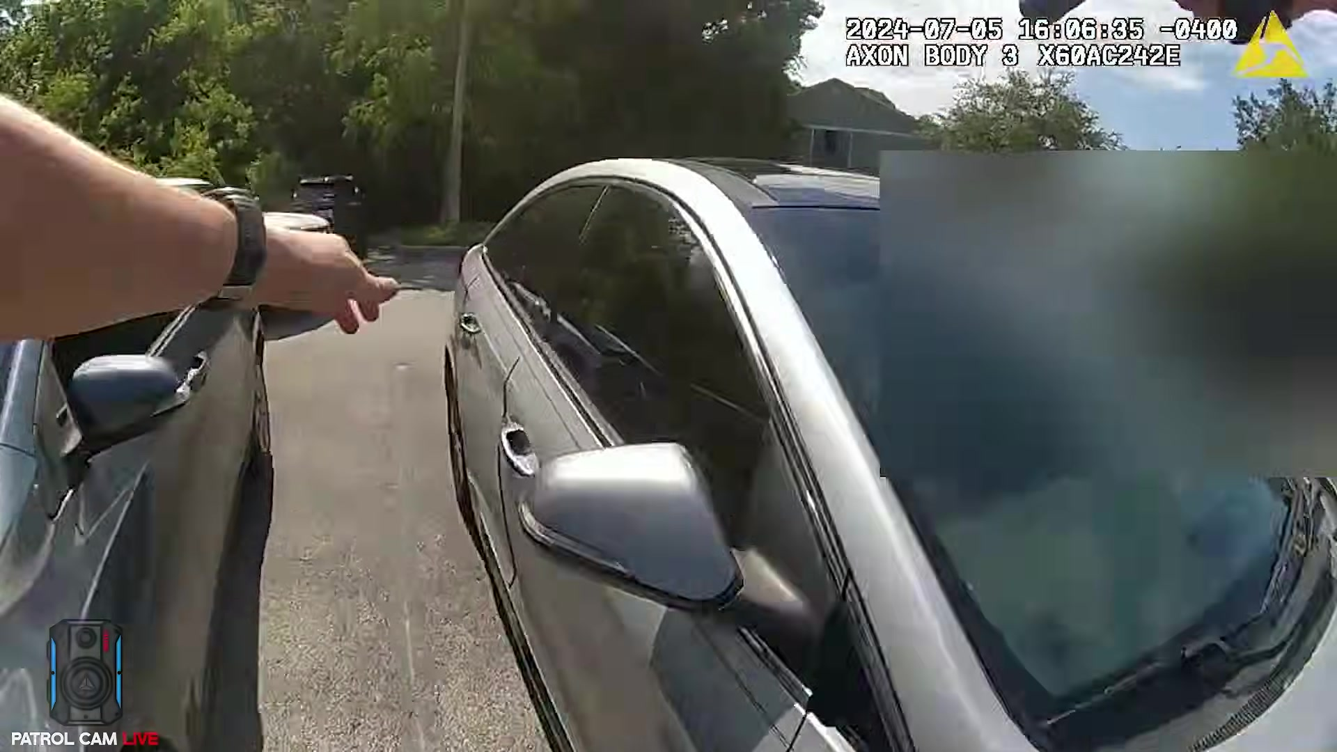 Man in Stolen Mercedes Driver Nearly Hits a Cop During Pursuit