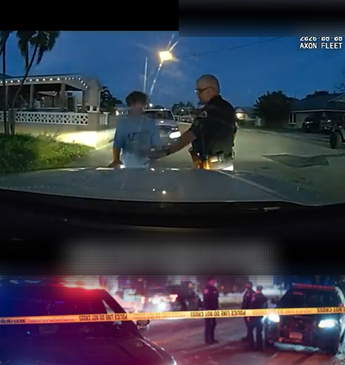 Police Surprise Father After Teen Son's Hit And Run
