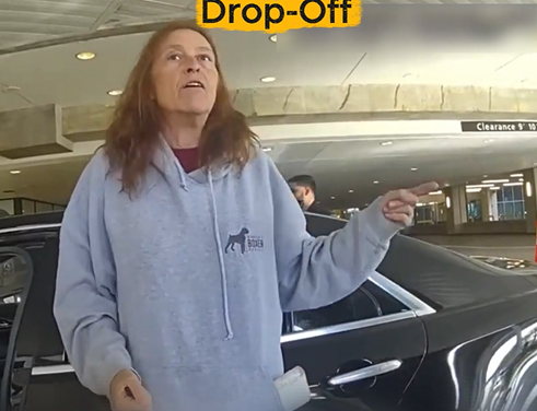Erratic Uber Driver Attacks Passengers During Airport Drop-Off