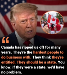 Trump Says Canada “Should Be a State” as Trade Fight With Ottawa Escalates