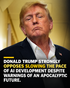 Despite warnings of a doomsday future, Donald Trump remains steadfast