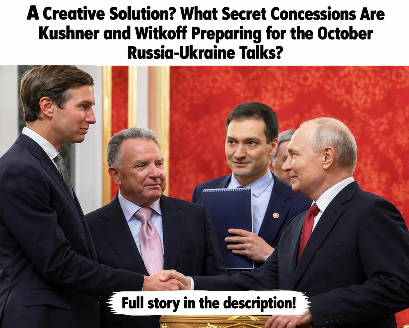 A “Creative Solution”? What Could Kushner and Witkoff Put on the Table for October Russia-Ukraine Talks?