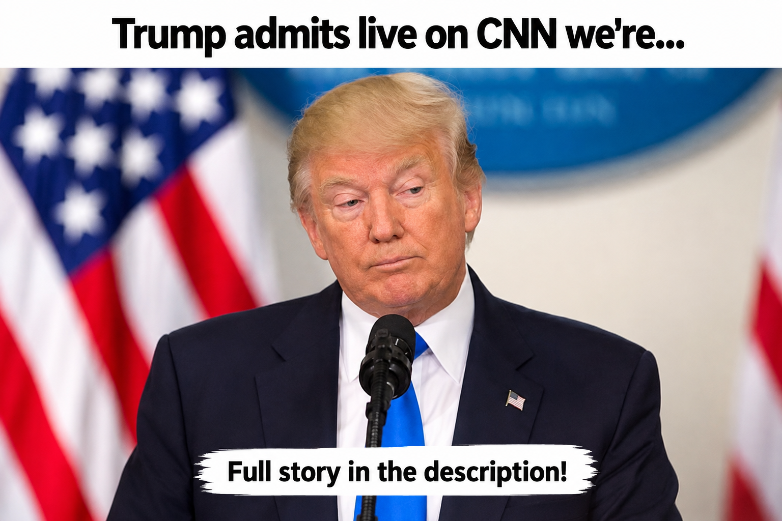 Trump Says Live on CNN: “We’re Trying to Have CNN Go on a Normal Path”