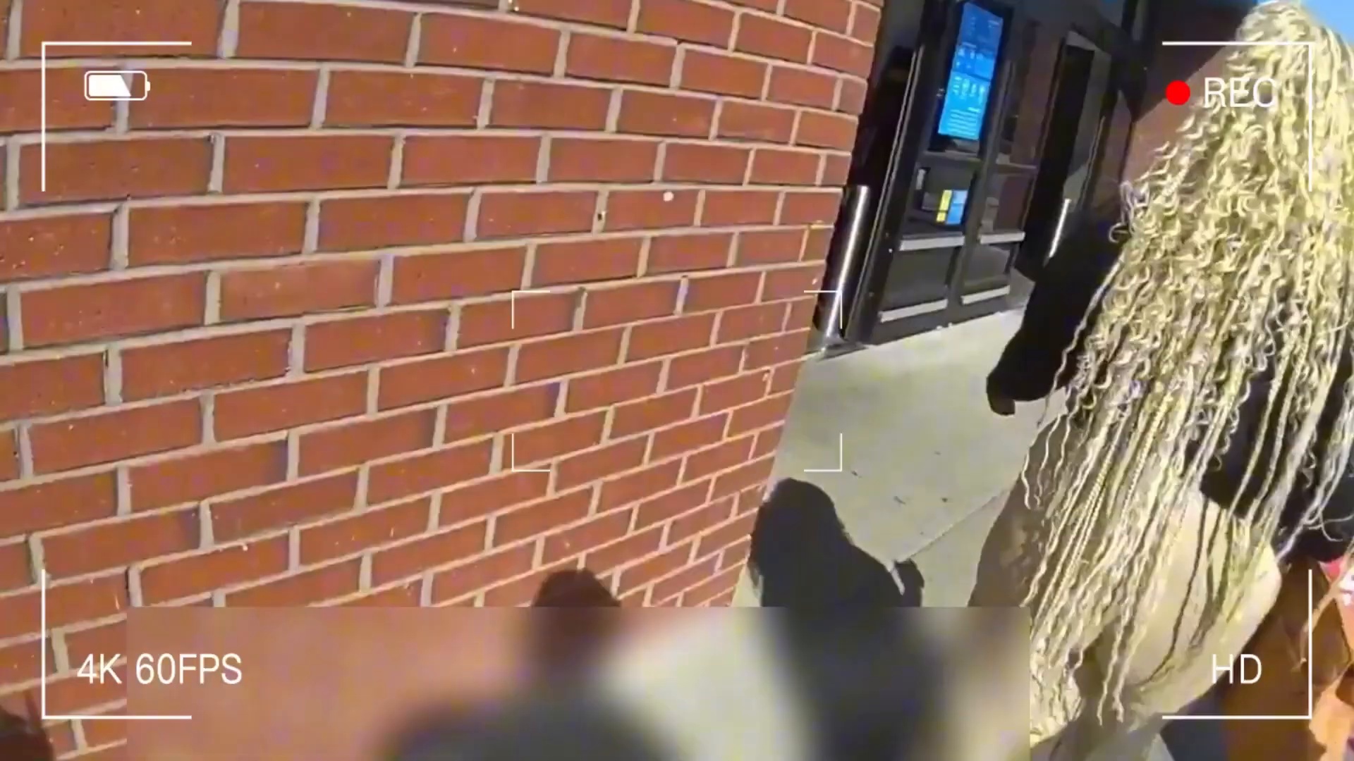 Real frame extracted from supplied Walmart police bodycam video