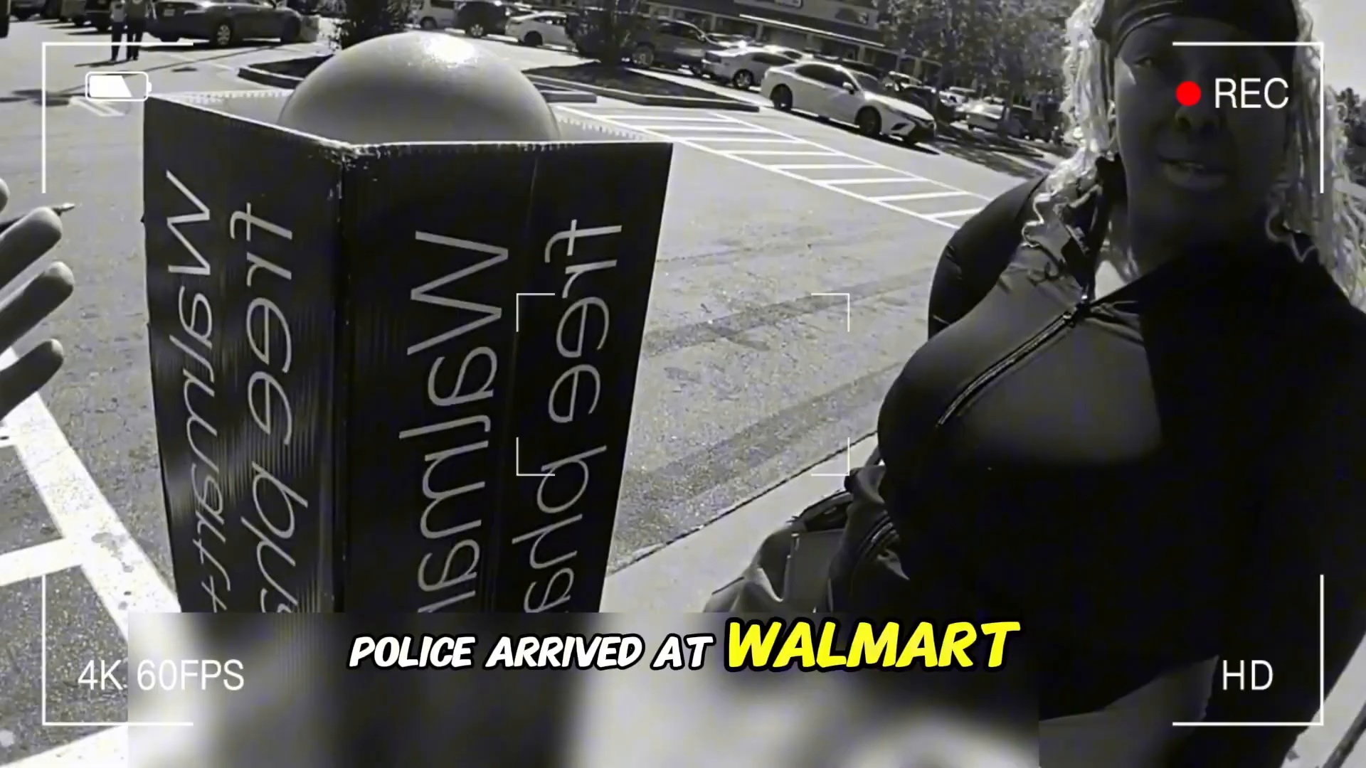 Real frame extracted from supplied Walmart police bodycam video