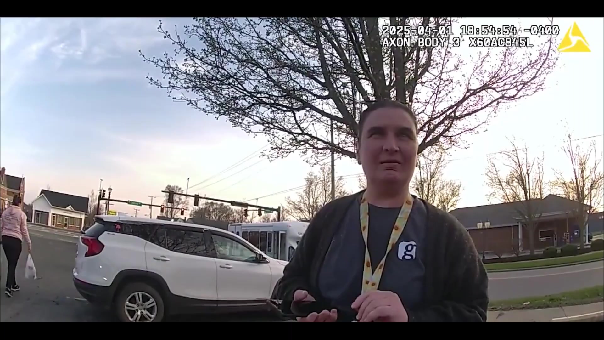 Real frame extracted from supplied bus disturbance bodycam footage