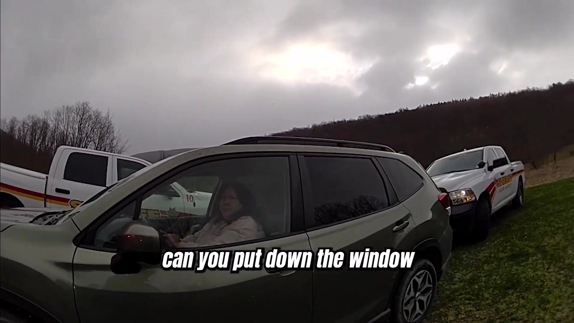 Real frame extracted from supplied traffic-stop bodycam footage