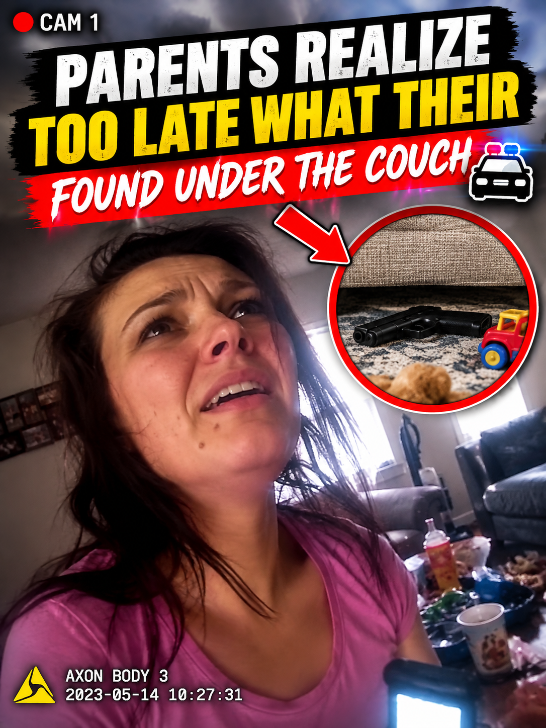 Parents Realize Too Late What Their 4-Year-Old Found Under the Couch