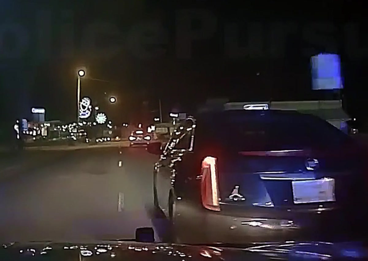 Real dashcam frame from supplied video