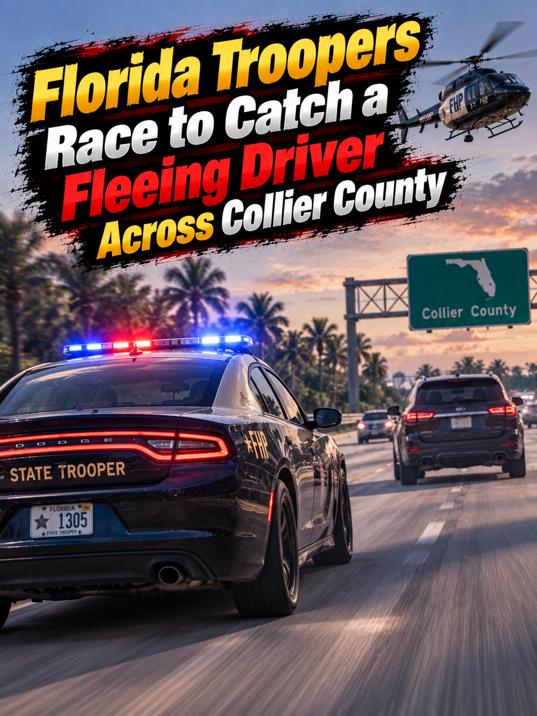 Florida Troopers Race to Catch a Fleeing Driver Across Collier County