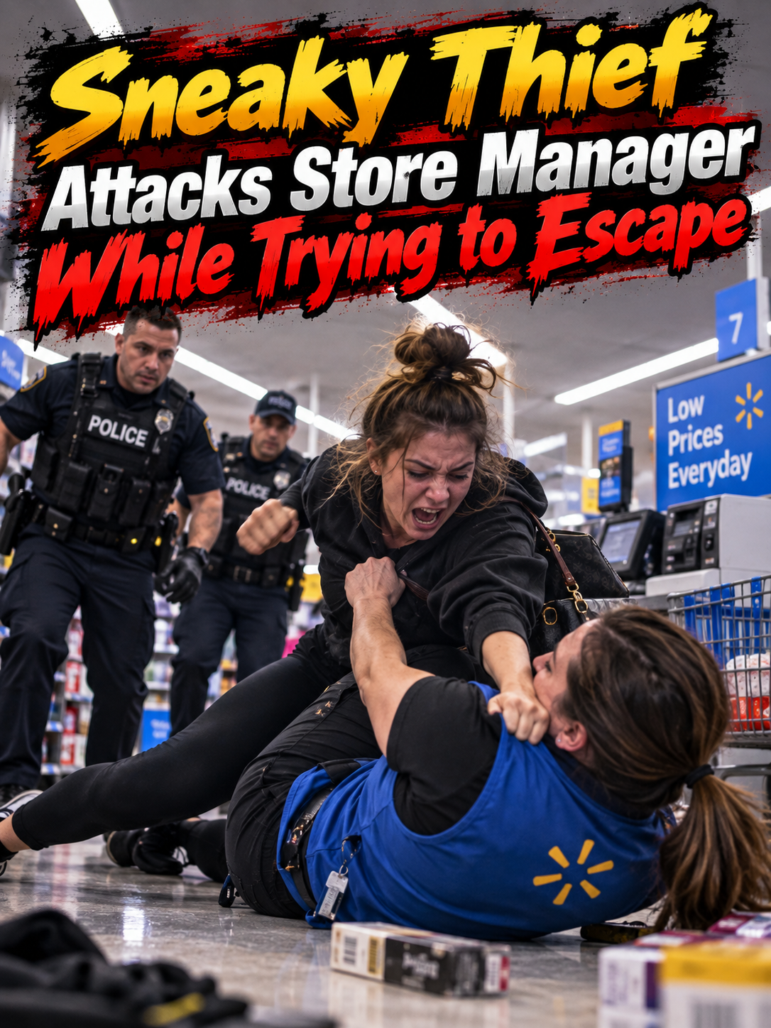 Sneaky Thief Attacks Store Manager While Trying to Escape