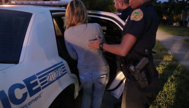 Woman Punches Police Officer in the Face During Arrest