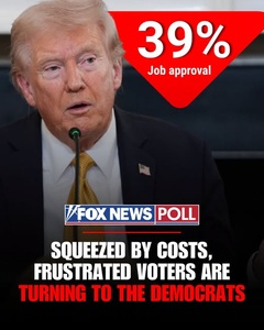 Trump Approval Falls to 39% as Cost-of-Living Pressure Gives Democrats a Midterm Opening