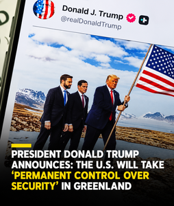 President Donald Trump declared: The United States will carry out...