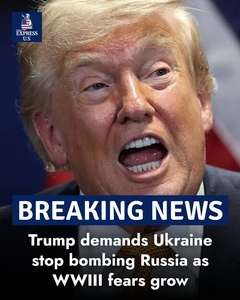 Trump calls for a halt to bombing amid fears of World War III