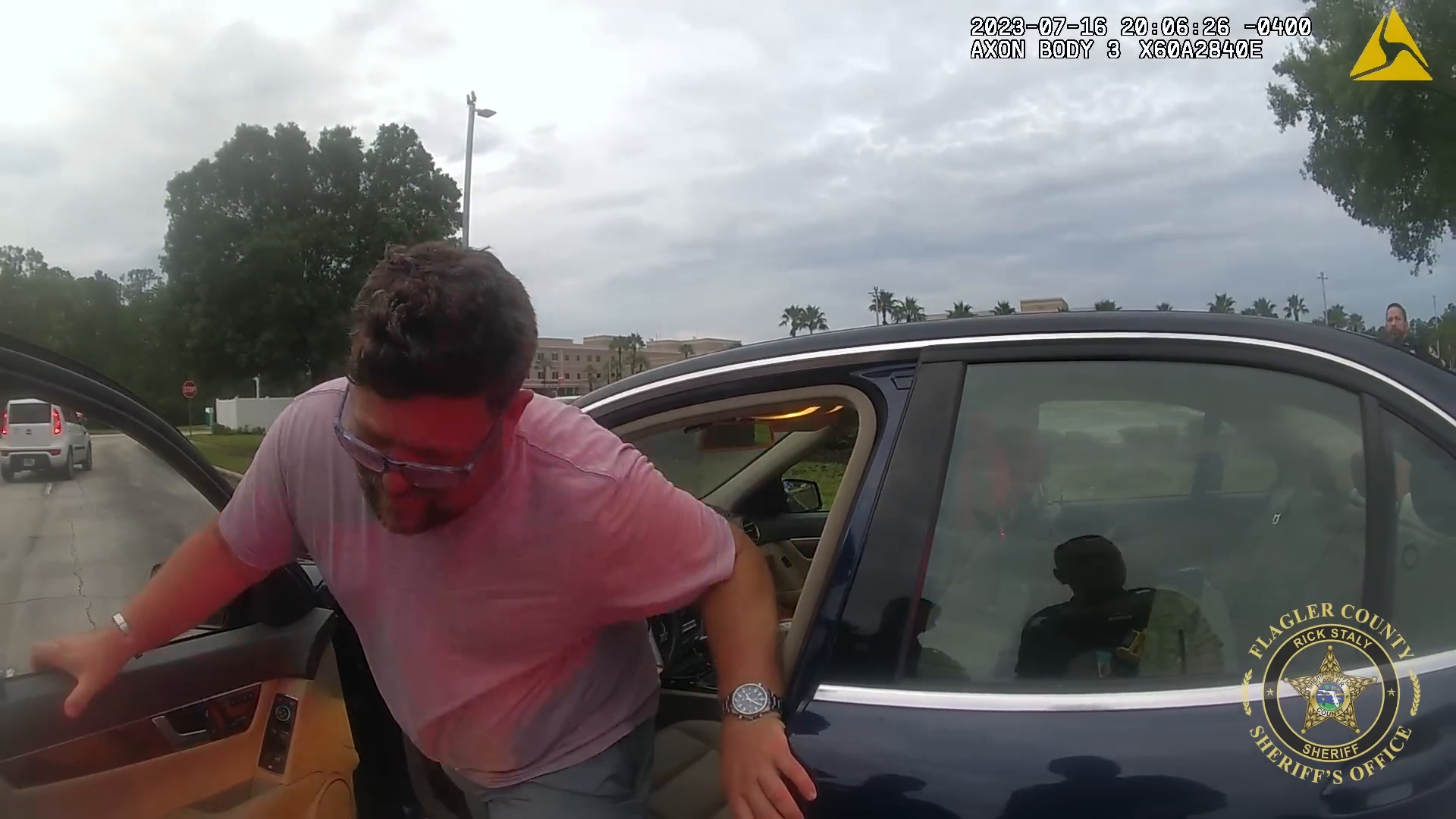 Body-camera scene from the incident