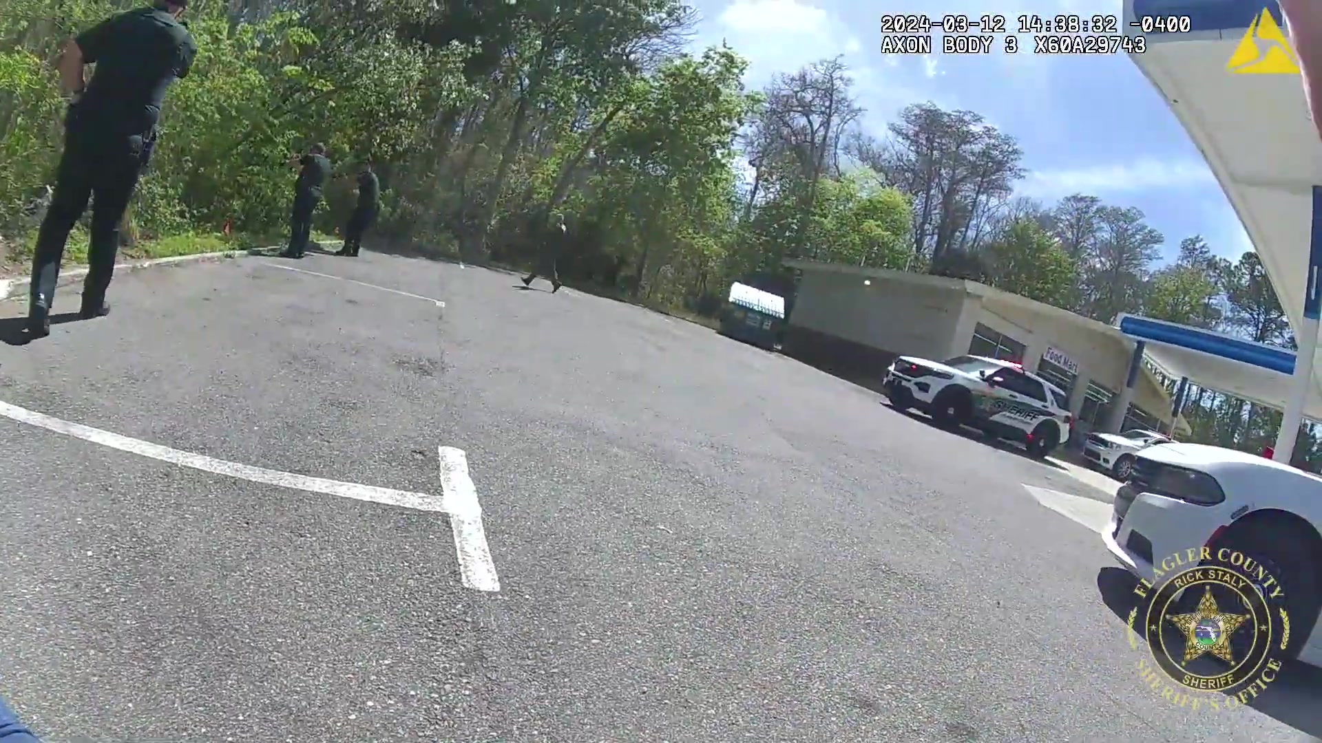 Real frame from supplied footage