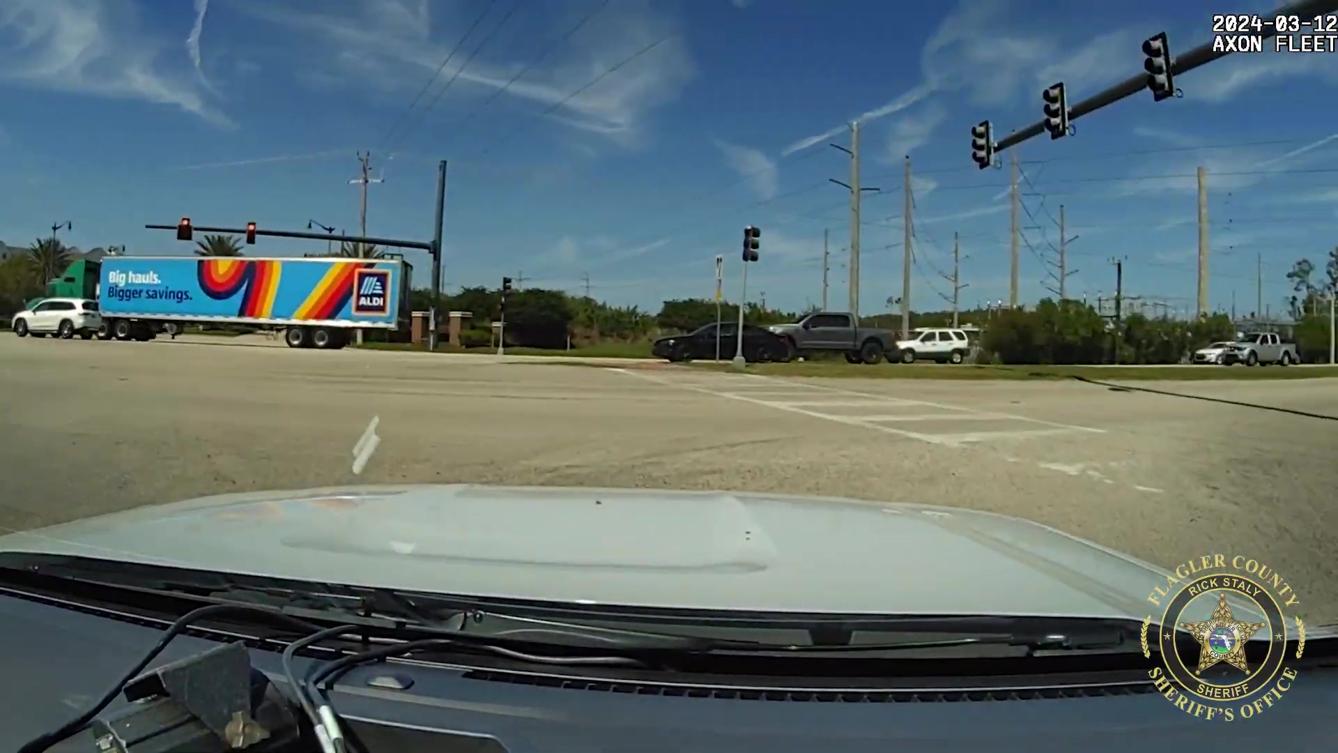 Real frame from supplied footage