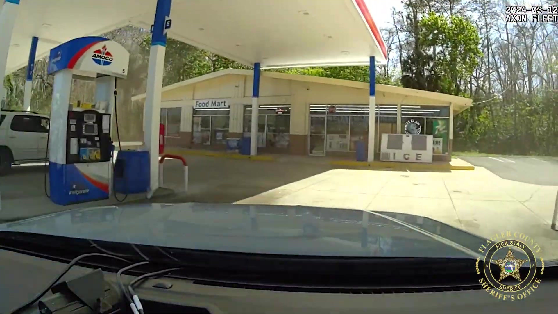 Real frame from supplied footage