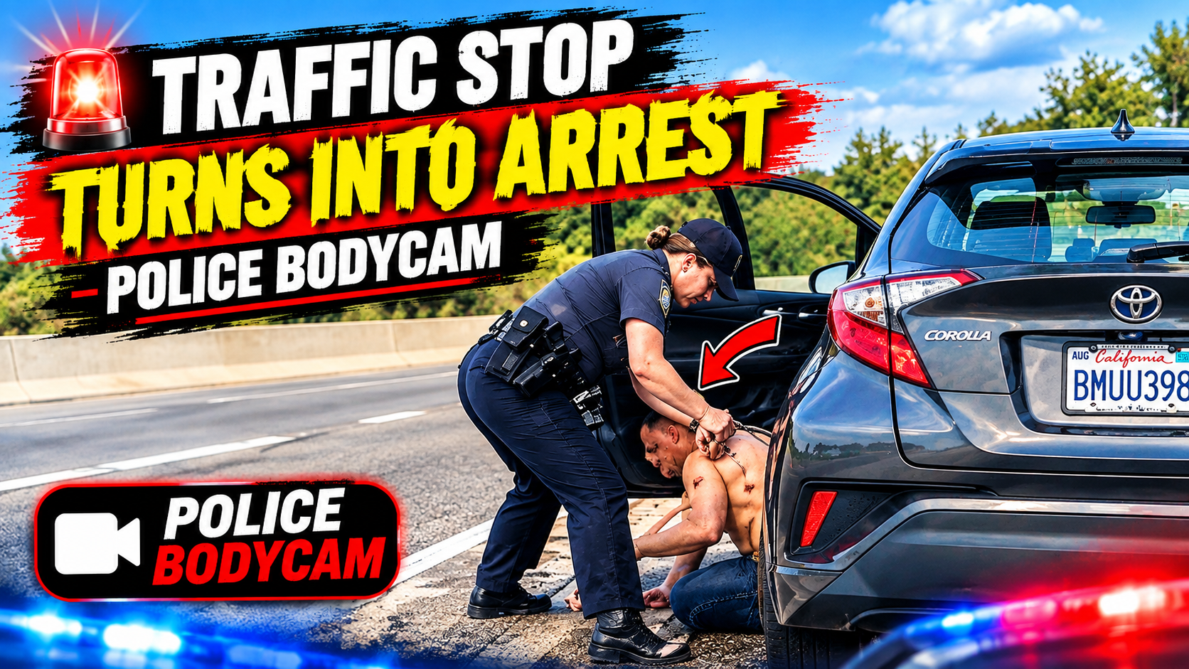 🚨 TRAFFIC STOP TURNS INTO ARREST — POLICE BODYCAM