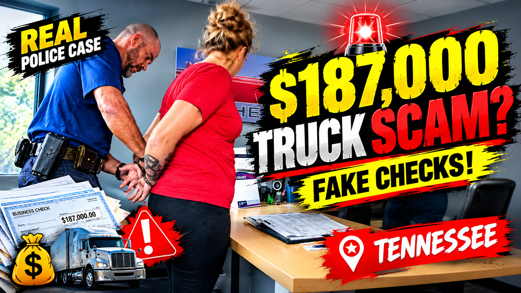 💰🚨 $187,000 Truck Scam? Fake Checks Lead to a Police Investigation!