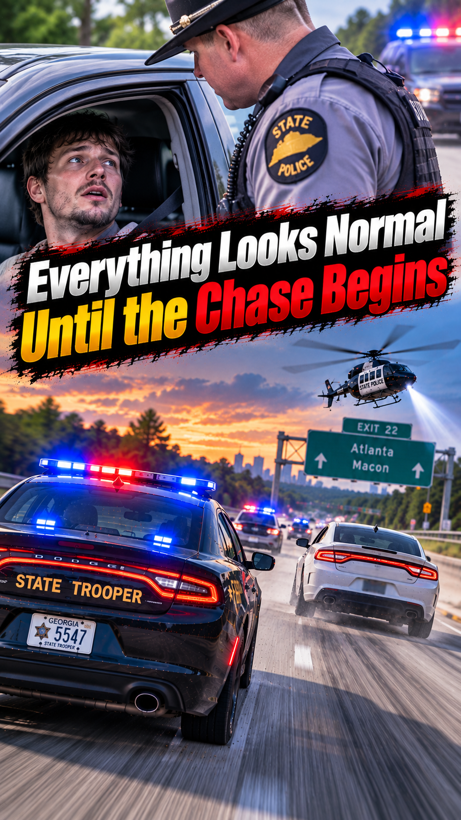 Everything Looks Normal Until the Chase Begins