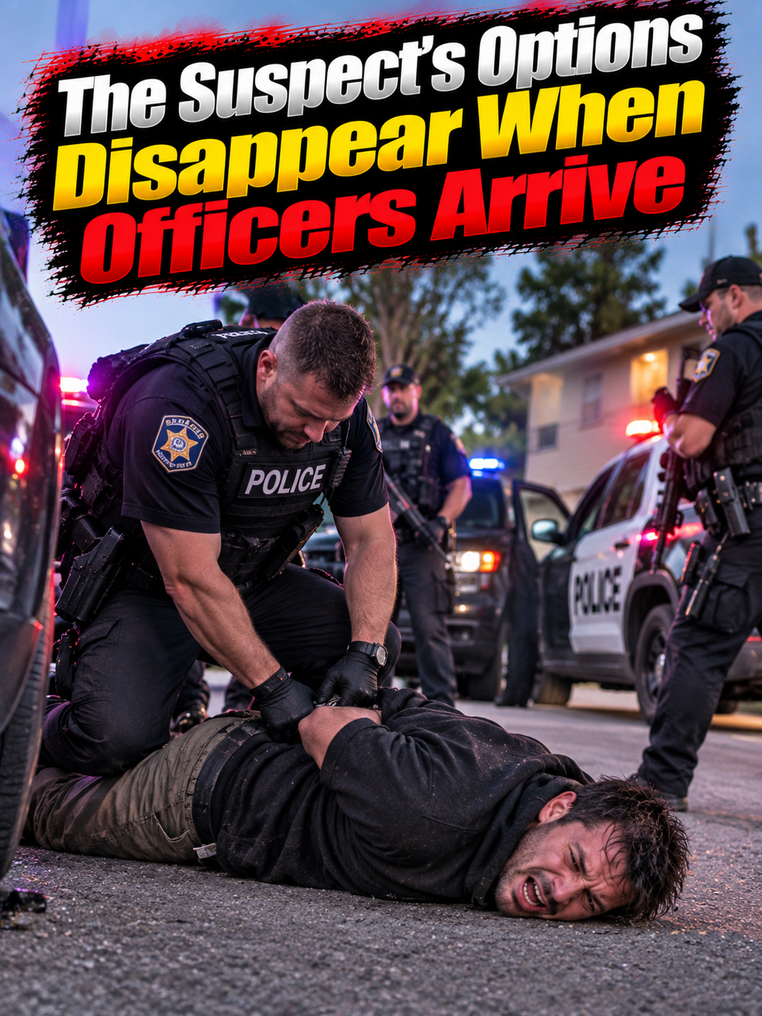 The Suspect’s Options Disappear When Officers Arrive