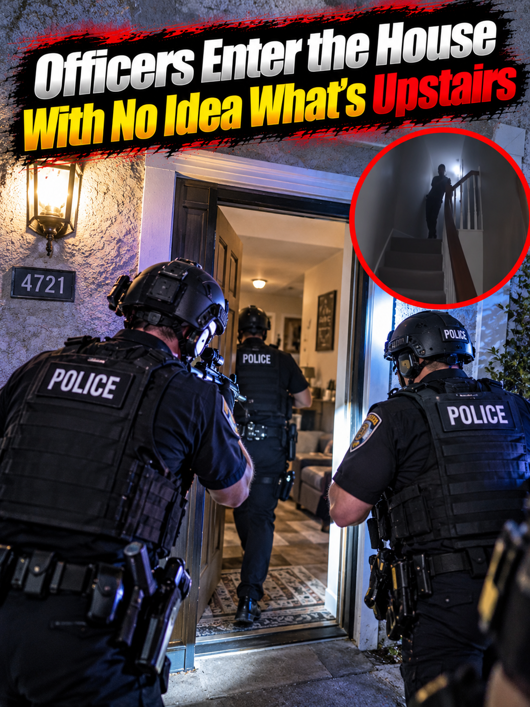 Officers Enter the House With No Idea What’s Upstairs