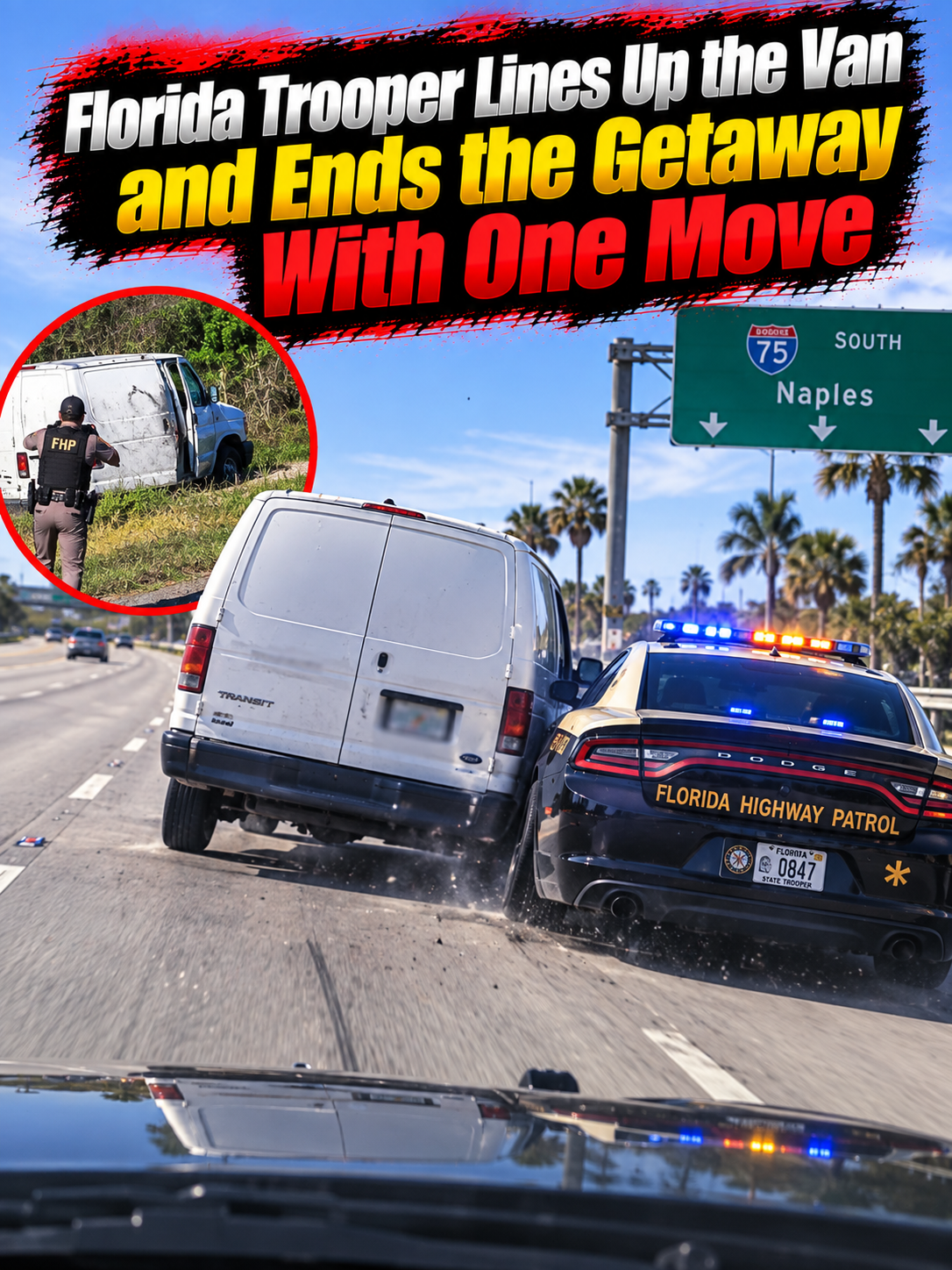 Florida Trooper Lines Up the Van and Ends the Getaway With One Move