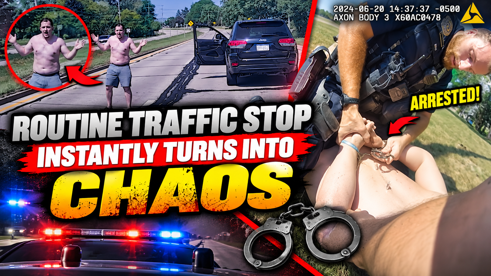 Routine Traffic Stop Instantly Turns Into Chaos