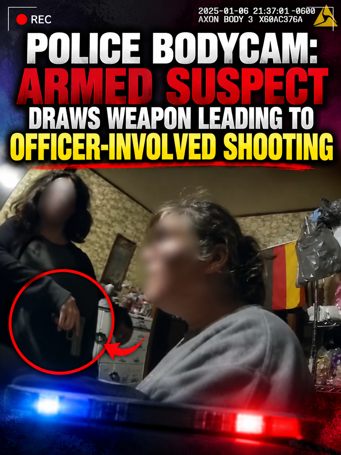 Police Bodycam: Armed Suspect Draws Weapon Leading to Officer-Involved Shooting