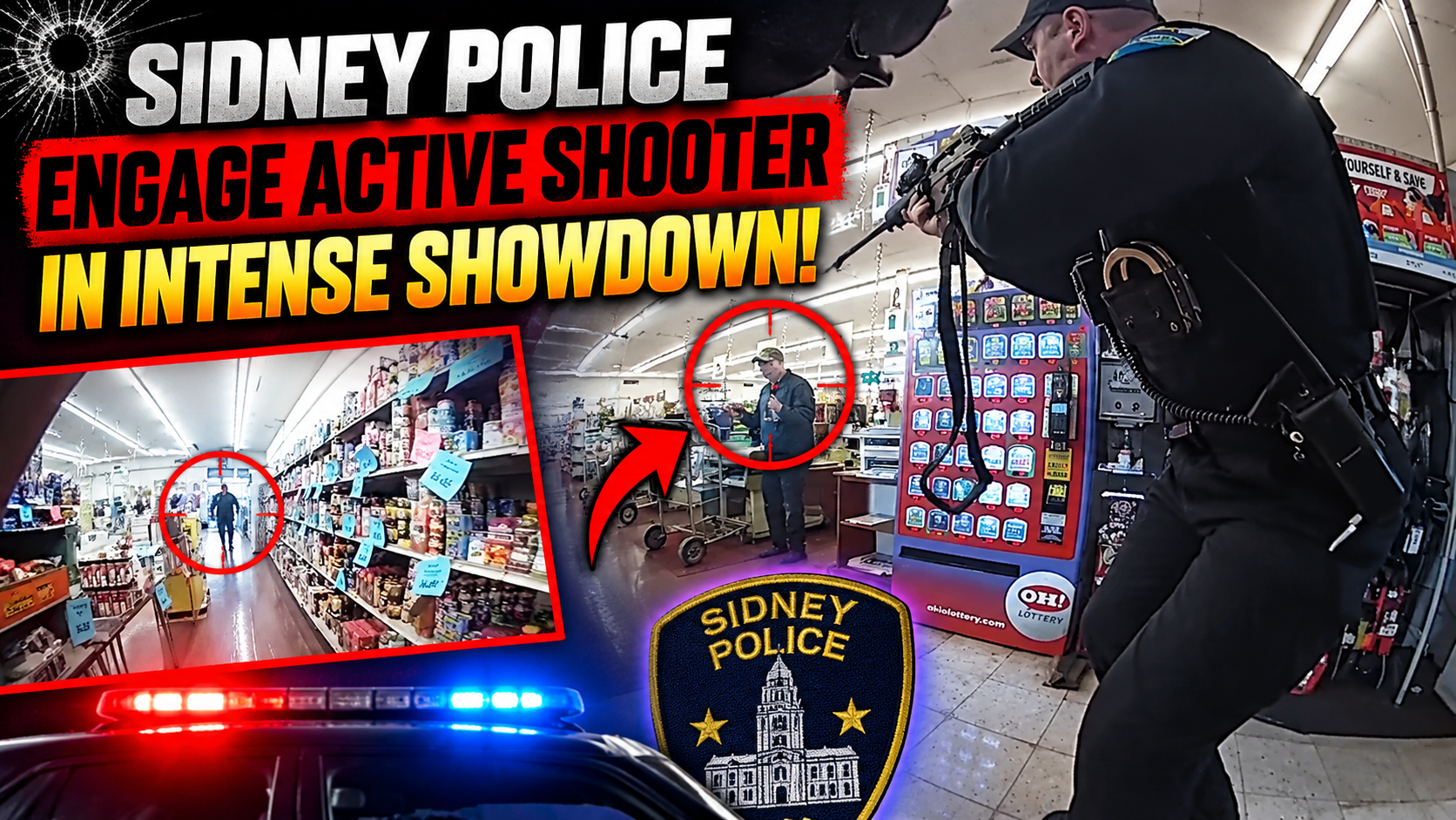 Sidney Police Engage Active Shooter In Intense Showdown