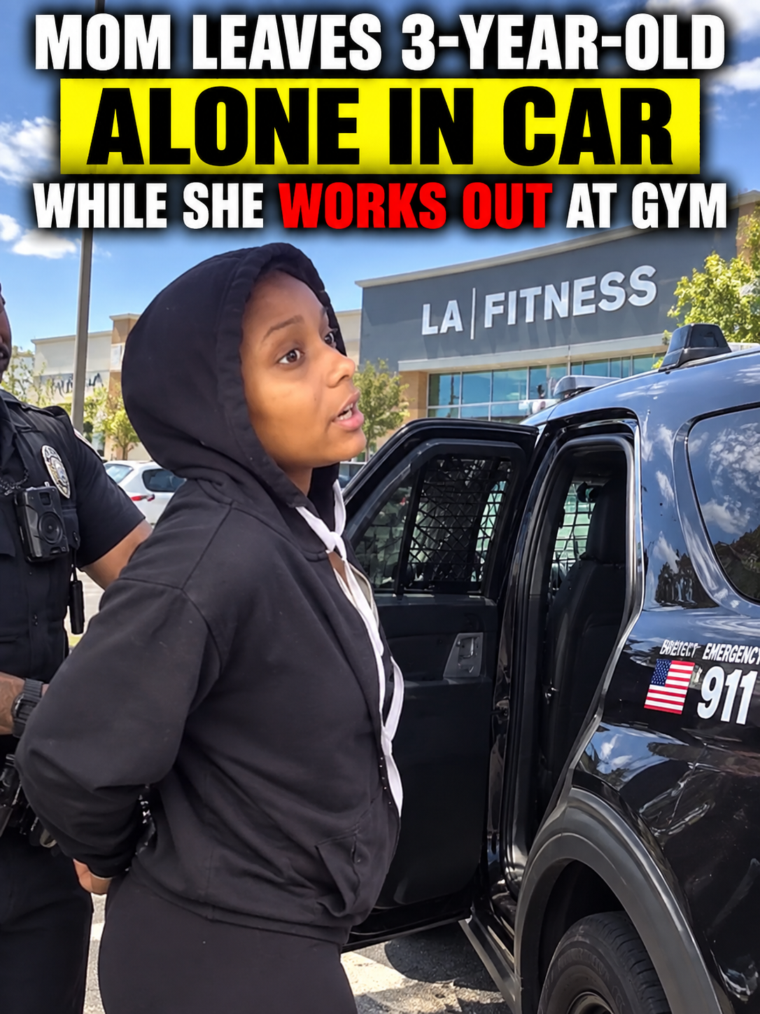 Mom Leaves 3-Year-Old Alone in Car While She Works Out at Gym2
