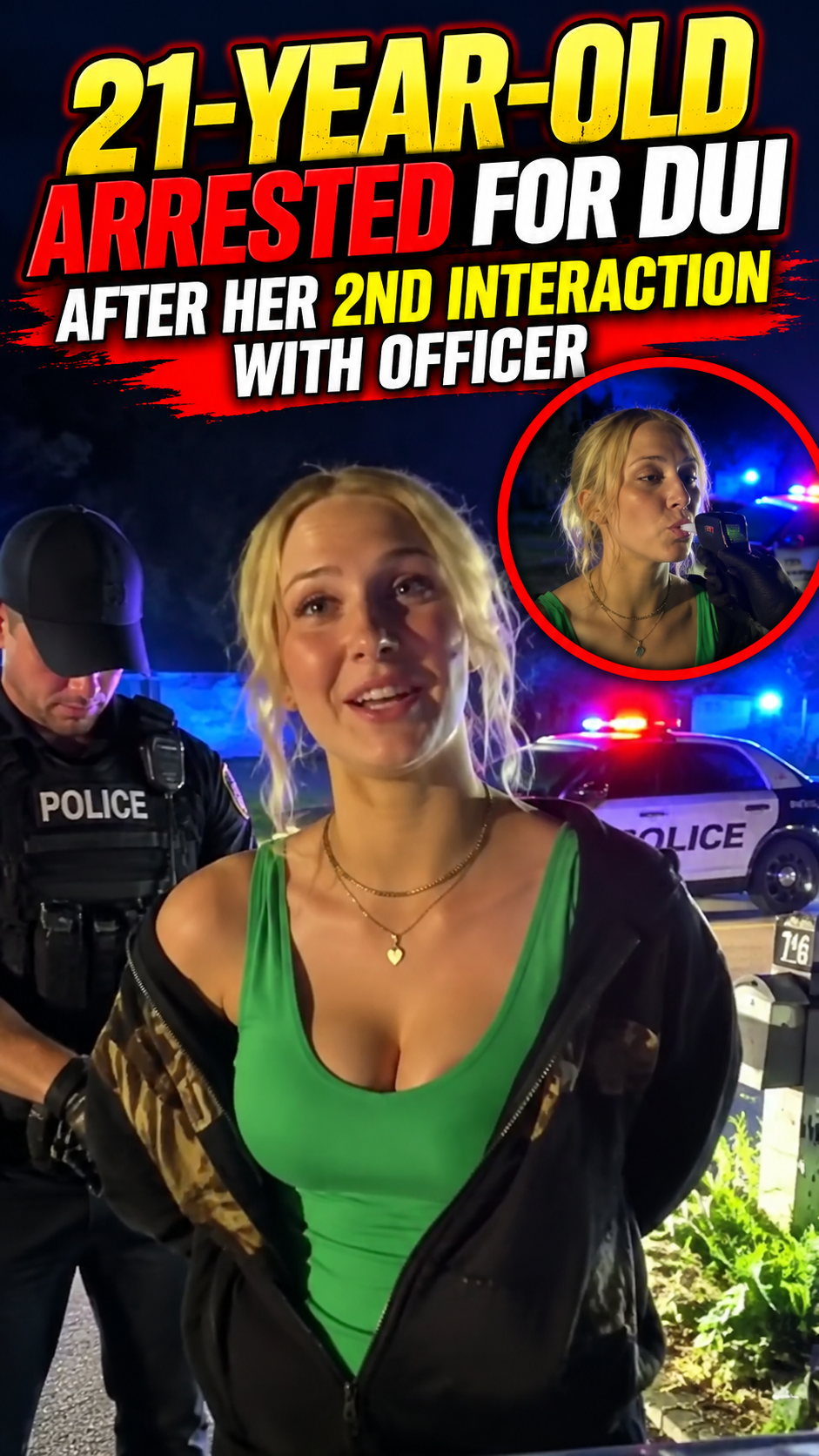 21-Year-Old Arrested for DUI After Her 2nd Interaction with Officer2