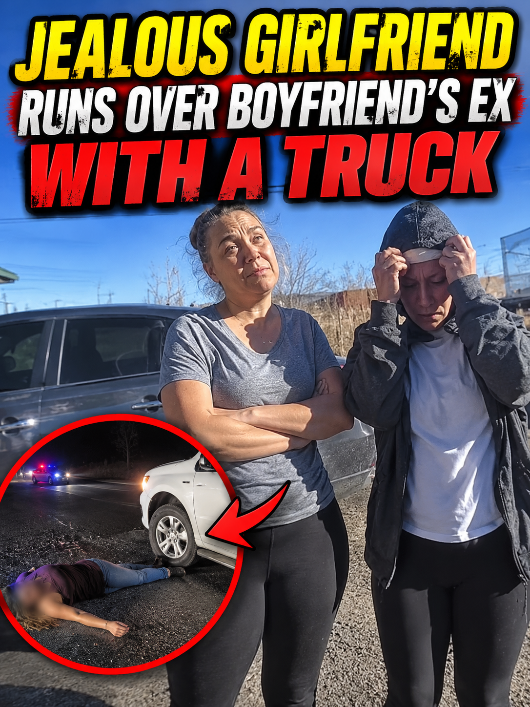 Jealous Girlfriend Runs Over Boyfriend's Ex With a Truck2