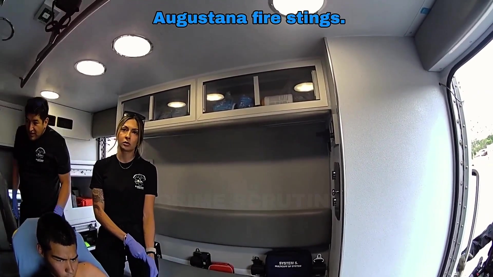 Scene from the supplied incident footage
