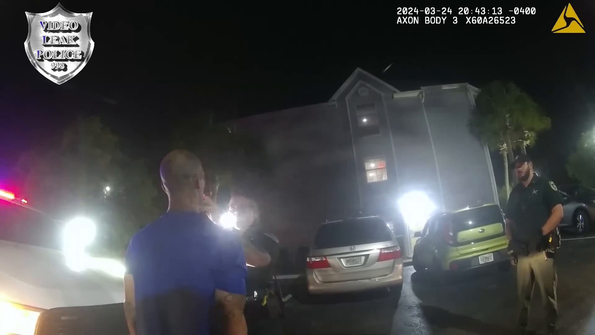 Scene from the supplied DUI footage