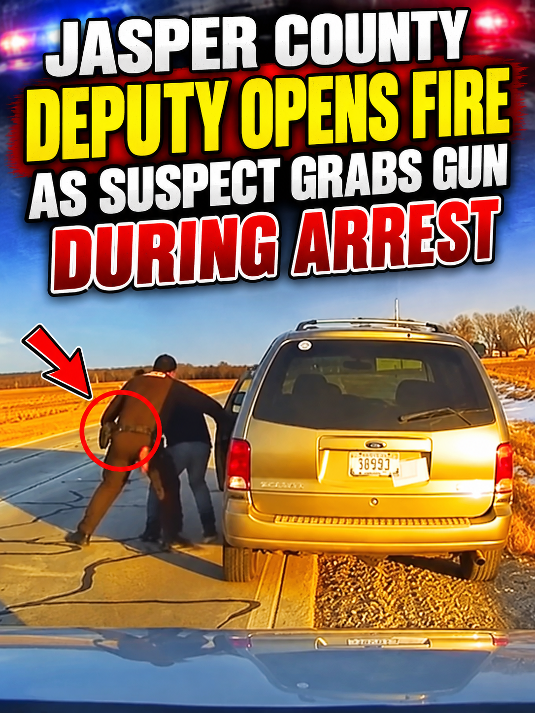 Jasper County Deputy Opens Fire as Suspect Grabs Gun During Arrest