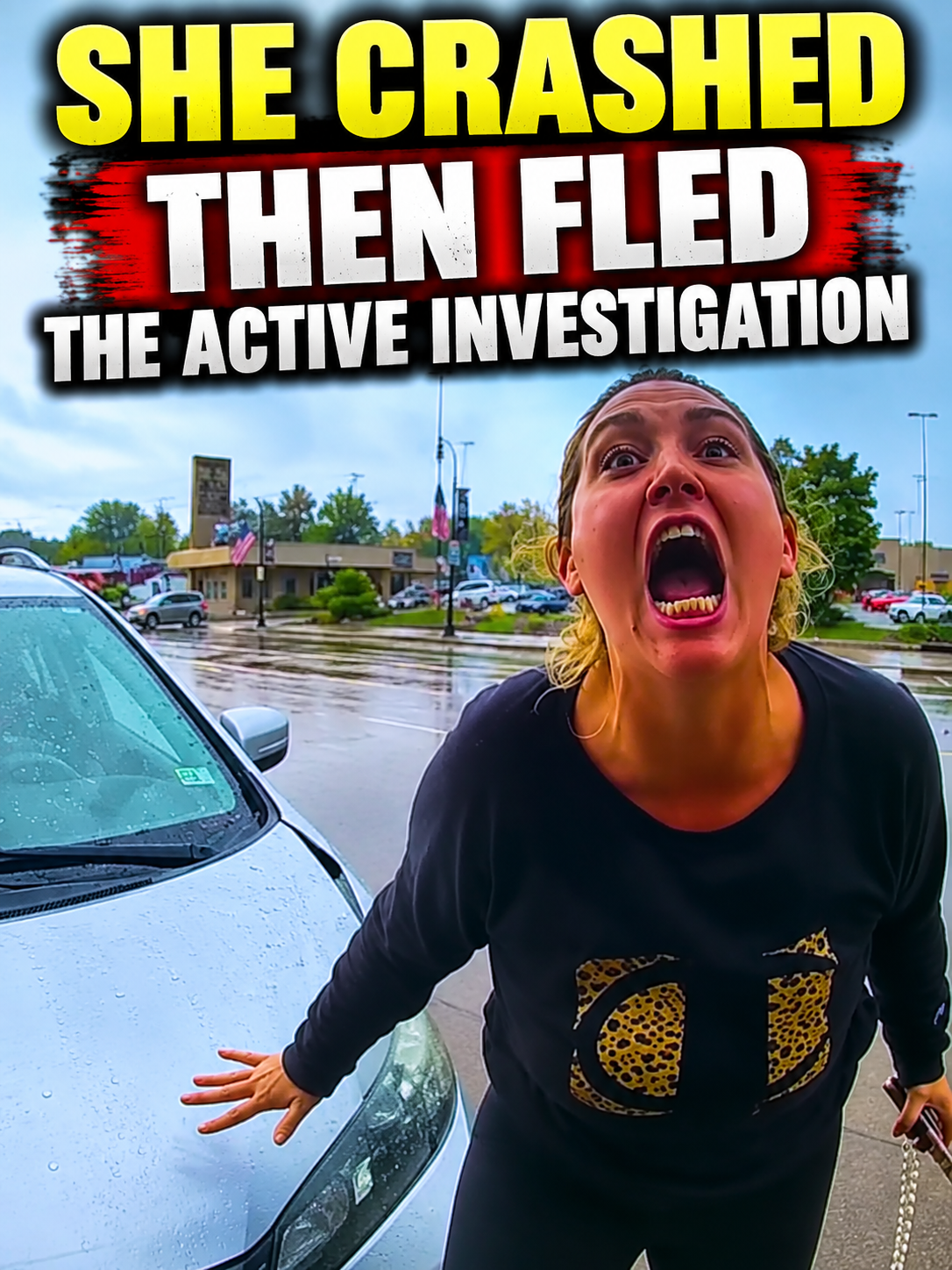 She Crashed, Then Fled the Active Investigation