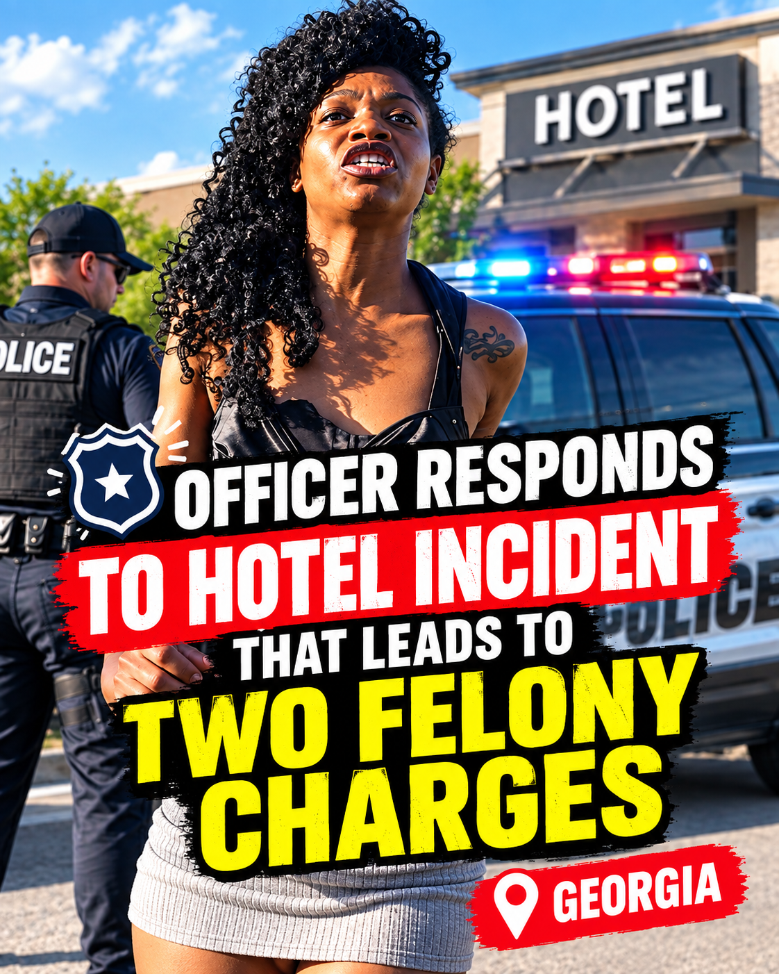 👮‍♂️🏨 Officer Responds to Hotel Incident That Leads to Two Felony Charges | Georgia