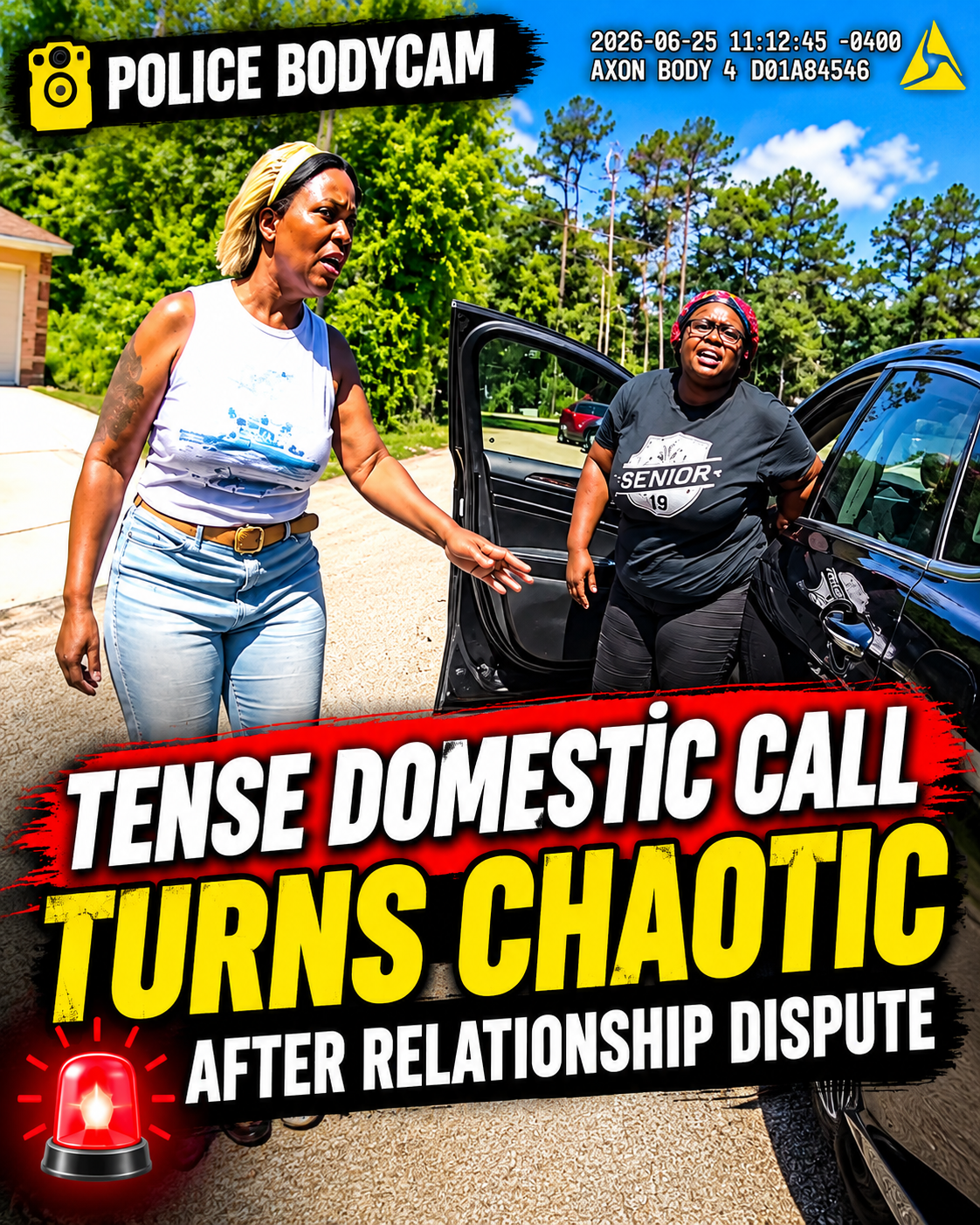 🚨 Tense Domestic Call Turns Chaotic After Relationship Dispute | Police Bodycam